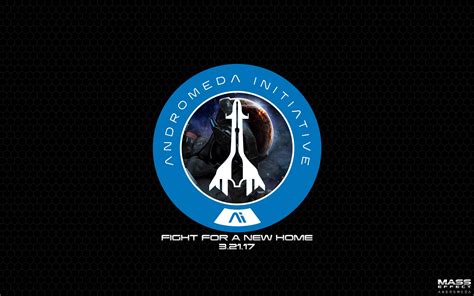 Wallpaper Mass Effect Logo Graphic Design Mass Effect Andromeda Circle Andromeda