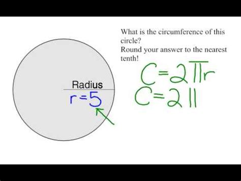 The diameter is the length of the line through the center that touches two points on the edge of the circle known as the circumference. hqdefault.jpg