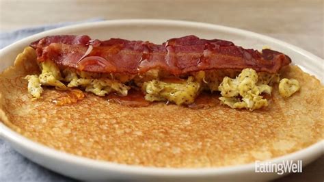 How To Make Egg And Bacon Pancake Breakfast Wraps Video Dailymotion