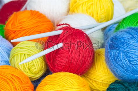 Colorful Balls Of Wool Yarn Stock Photo 1377504 Crushpixel