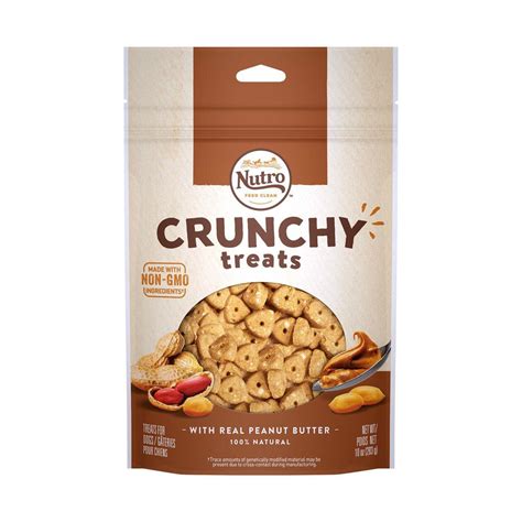 Nutro Crunchy Dog Treats Real Peanut Butter Baxterboo