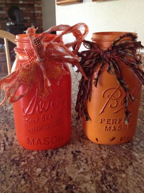 20 Fall Mason Jars And Vases Ideas Mason Jars Fall Mason Jars Jar Crafts