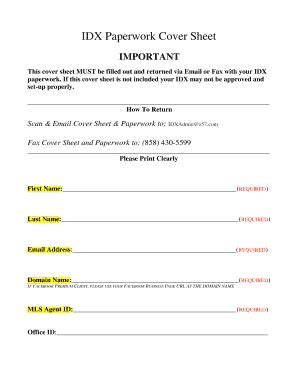 You can also insert a fax cover sheet at the beginning. Fillable Online Fax Cover Sheet and Paperwork to: (858 ...