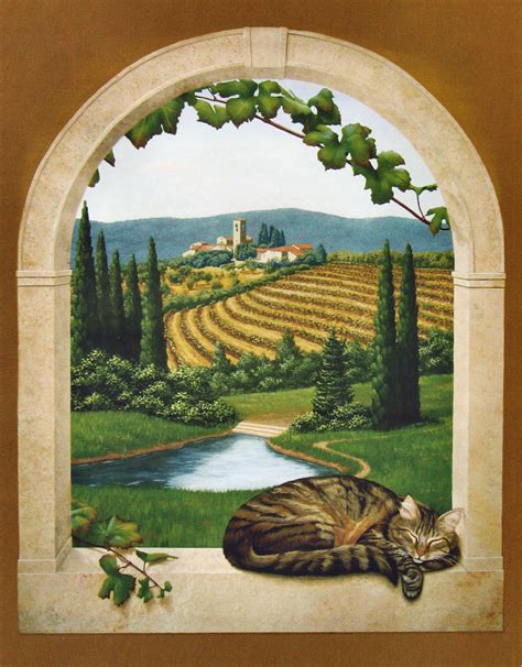 Tuscany Mural By Jeff Raum With Images Murals Street Art Wall