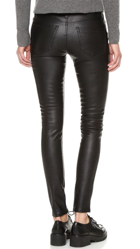 Lyst Blank Nyc Vegan Leather Skinny Pants In Black