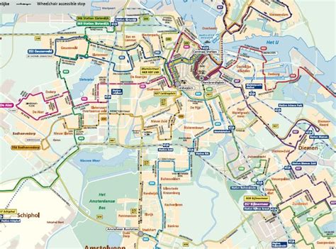 Mapa Turístico De Ámsterdam 2024 Mapa