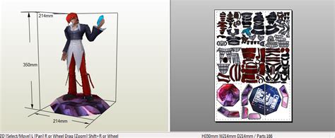 Eiji Papercraft Hero Mobile Legends Chou Iori Yagami Vrogue Co