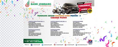 Merupakan salah satu produsen rokok terkemuka di indonesia. Daftar Pemenang Simarmas Guru Periode Kedua - PT. BPR Bank ...