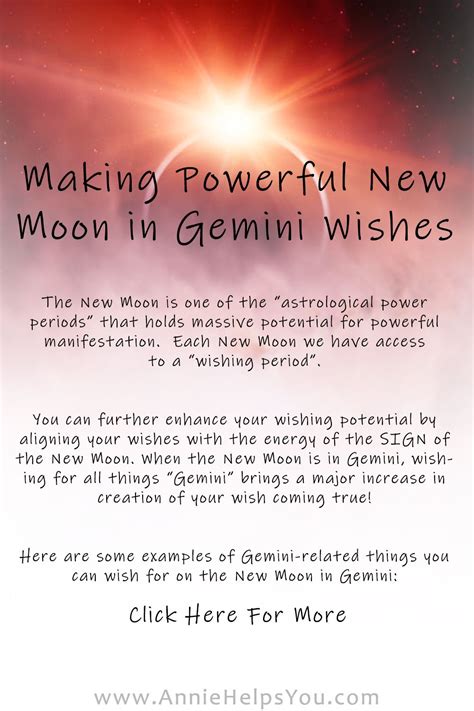 Making Powerful New Moon In Gemini Wishes New Moon Gemini May Moon