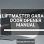 Liftmaster Garage Door Opener Manual Pdf