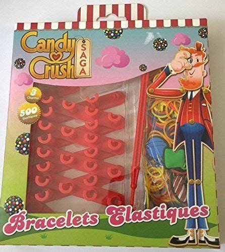 Candy Crush Saga Bracelets Band Elastiques 500 Bands And 3 Charms