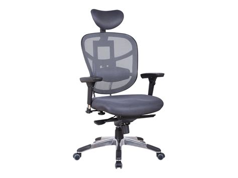 Fauteuil De Bureau Ergonomique Tecknet Appuie Tête Accoudoirs