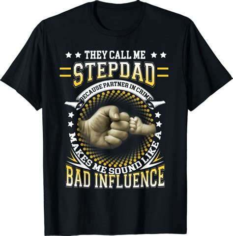 mens stepdad shirts for fun fathers day they call me stepdad t shirt clothing