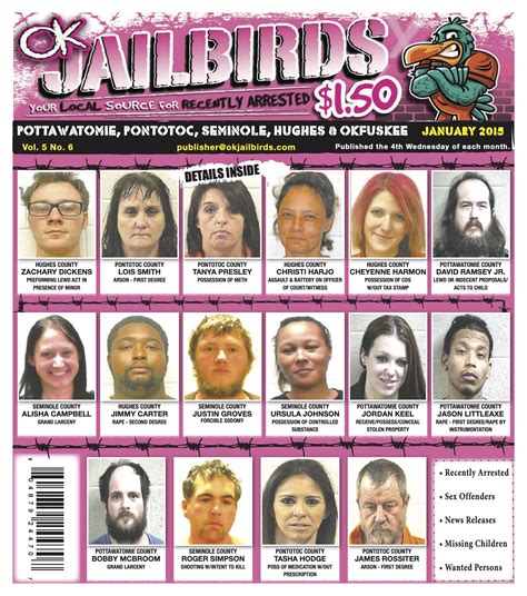 POTTAWATOMIE, PONTOTOC, SEMINOLE, HUGHES, OKFUSKEE, JOHNSTON - January