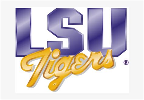 Lsu Tigers Iron Ons Lsu Tigers Logo Font Transparent Png X