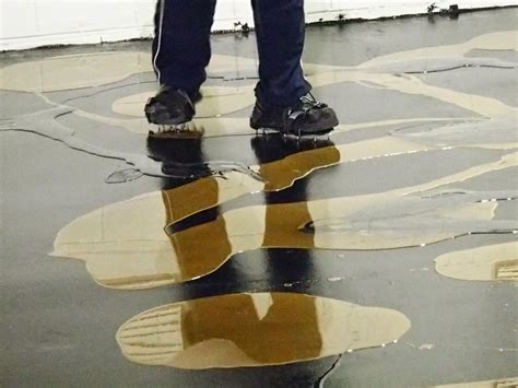 You have to prepare the floor properly to ensure the paint adheres, so roll up your sleeves, because. Legacy Industrial's Blog Site: Metallic Epoxy Floor Coatings DIY Garage