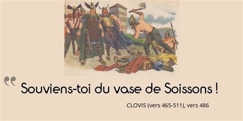 Le Soldat Se Baissant Clovis Lui Brise Le Crâne Dun Coup De Hache