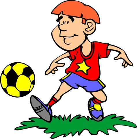 Clipart Kids Playing Football Clipart Best