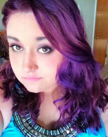 I Dyed My Own Hair Lovin The Purple Fancyfollicles