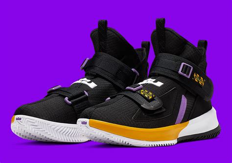 Nike Lebron Soldier 13 Lakers Ar4228 004 Release Info