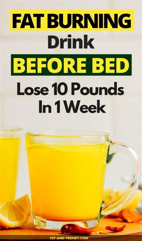 Bedtime Drink That Boosts Weight Loss Overnight Fit And Trendy