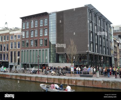 The Anne Frank House Museum At The Prinsengracht 263 In Amsterdam Stock