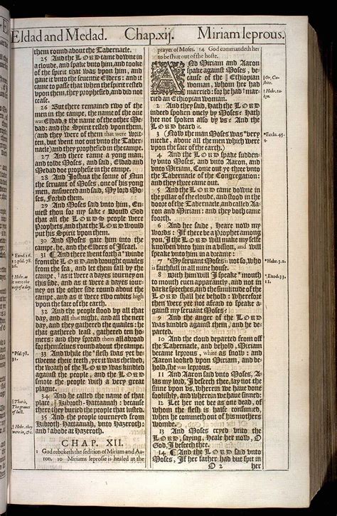 The Fourth Booke Of Moses Called Numbers Original 1611 Kjv