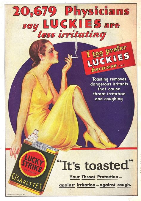 1932 Lucky Strike Ad American Tobacco Companys Lucky Stri Flickr