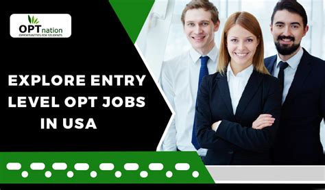 Explore Entry Level Opt Jobs In Usa
