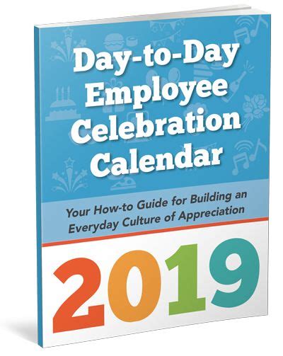 2019 Employee Celebration Calendar By Gthankyou Teacher Appreciation