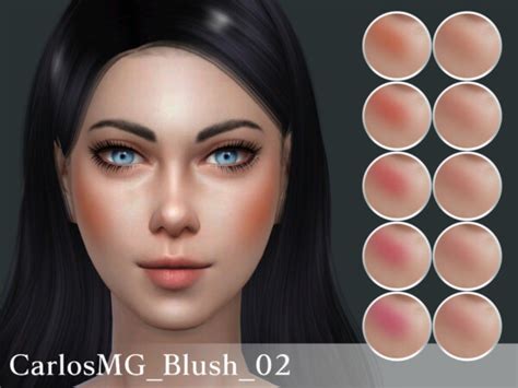 Blush 02 By Carlosmg From Tsr • Sims 4 Downloads