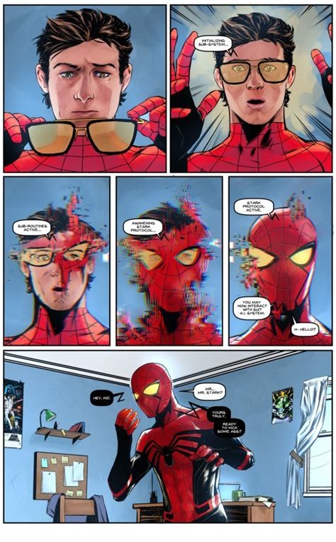 Fan Made Comic Strip Features Spider Man Getting One Final T From Tony Stark — Geektyrant