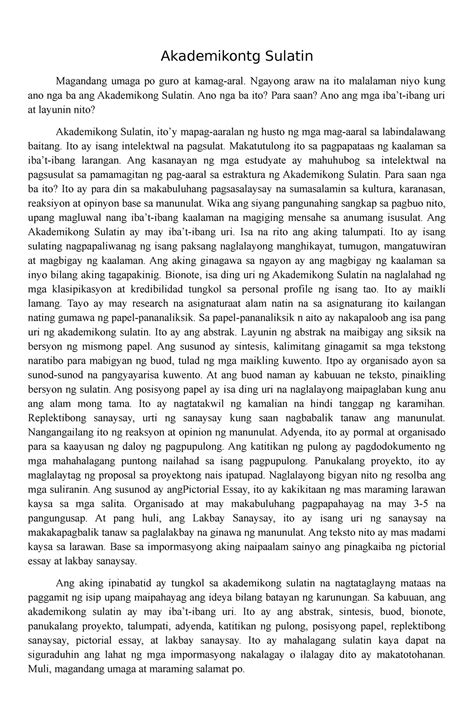 Pagsulat Sa Filipino Lakbay Sanaysay Vrogue Vrogue