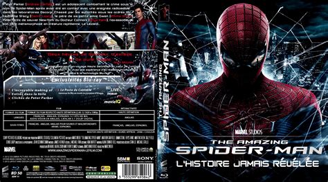 Jaquette Dvd De The Amazing Spiderman Custom Blu Ray Cinéma Passion