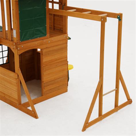 So let's jump right in 27. Big Backyard Ridgeview Deluxe Clubhouse Wooden Swing Set ...