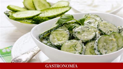 Ensalada De Pepino En Salsa De Yogur Una Receta Barata Y Refrescante