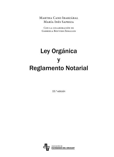 Ley Org Nica Y Reglamento Notarial Hot Sex Picture