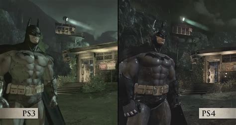 Batman Return To Arkham Comparison Video Of Original Ps3 Graphics To