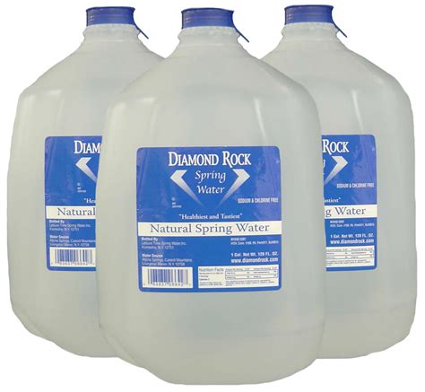 1 Gallon bottle - 6 per case - Diamond Rock Spring Water