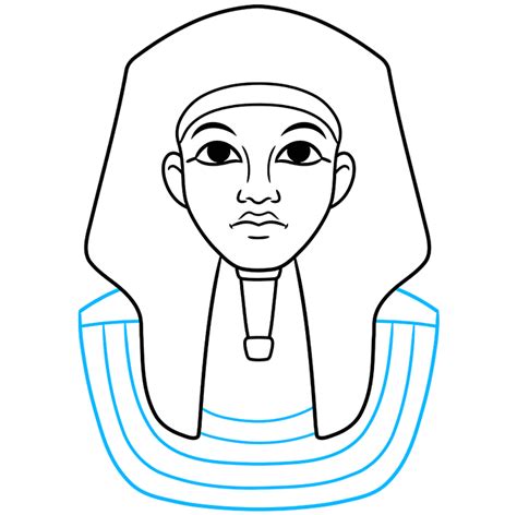 King Tut Drawing How To Draw King Tut Exchrisnge