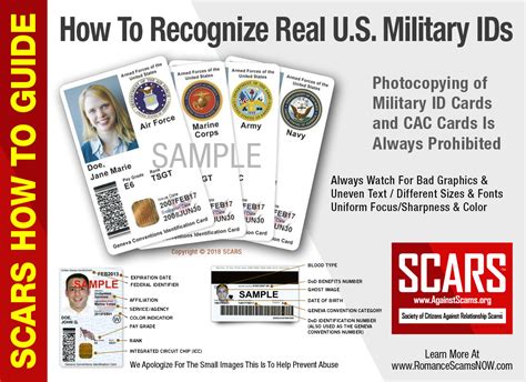 United States Military Id Cards How To Spot Fakes