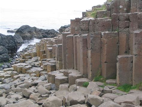 Formed between 50 and 60 million years ago, the 'causeway' takes its name from the legends of finn maccool and draws people. File:Giants-causeway-in-ireland.jpg - Wikipedia