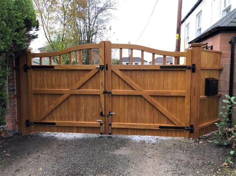 Wooden Driveway Gates Installations And Fitting Village Gates