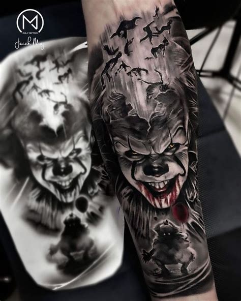 Clique No Pin E Confira Tatuagens Inspiradas Em Filmes De Terror Full Sleeve Tattoo Design