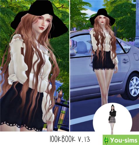 Скачать Позы Lookbook от Flowerchamber к Sims 4