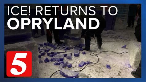 Opryland To Celebrate 20th Ice Exhibit During The Holidays Youtube