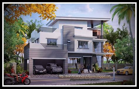 Philippine Dream House Design Three Storey Home Plans And Blueprints