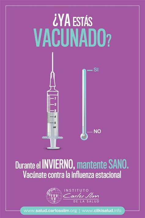 Este miércoles comienza la vacunación masiva. Pin en Campaña Temporada de Frio 2012