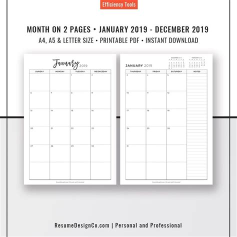 Printable Calendar Letter Size Month Calendar Printable