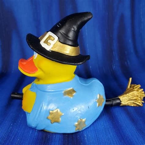 witch on broom rubber duck from lanco 16 99 ducks only exclusively ducks